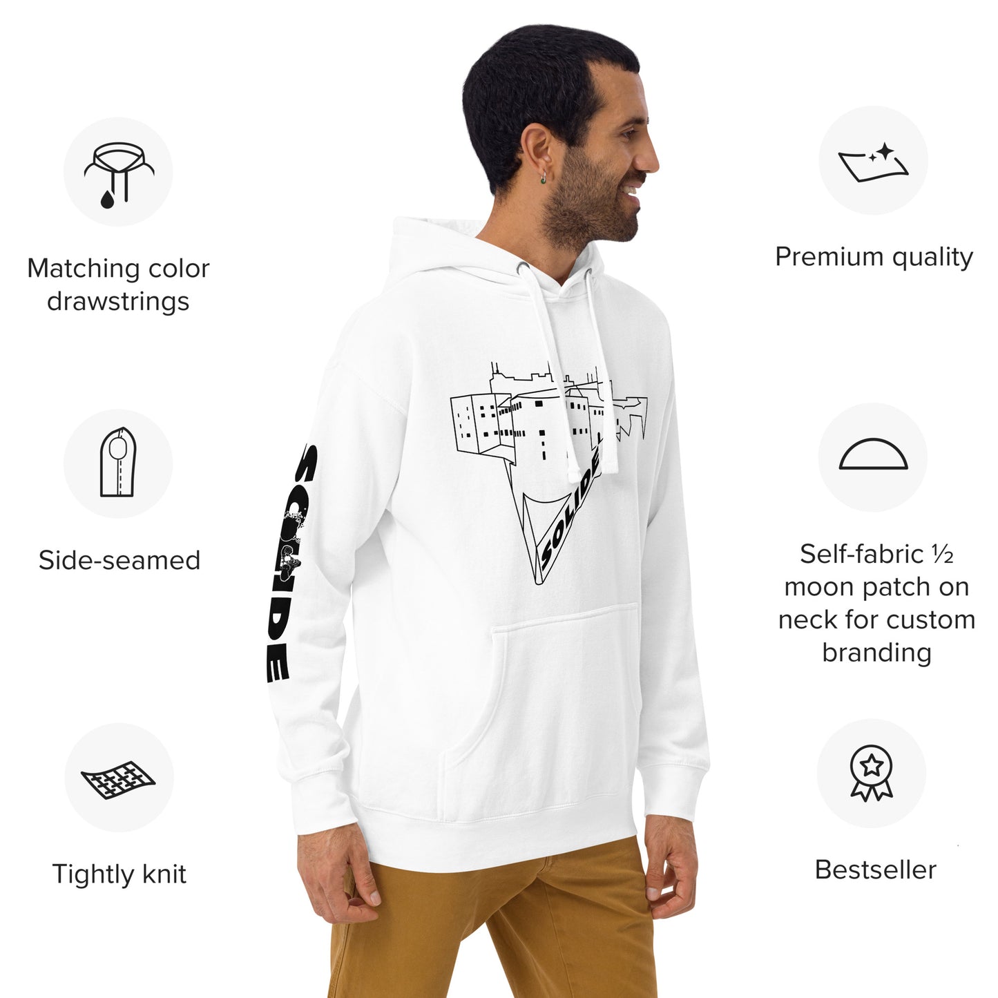 The CITADELLE Long sleeve Unisex Hoodie